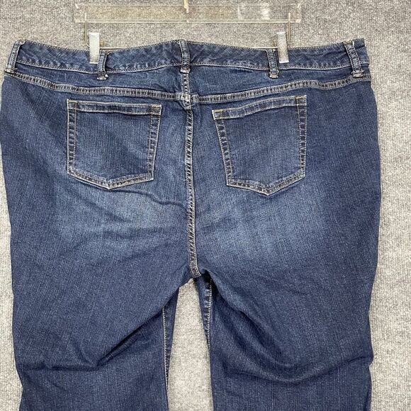Torrid Jeans Womens 24XS Short Petite Blue Boot Cut Dark Wash High Rise Preppy - Picture 4 of 15